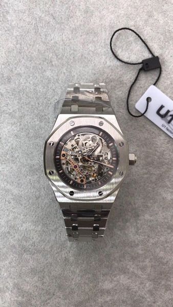 

2019 new luxury men 039 watch royal oak 15407 t oo 1220 t 01 erie 41mm keleton dial multi color automatic movement original trap watc