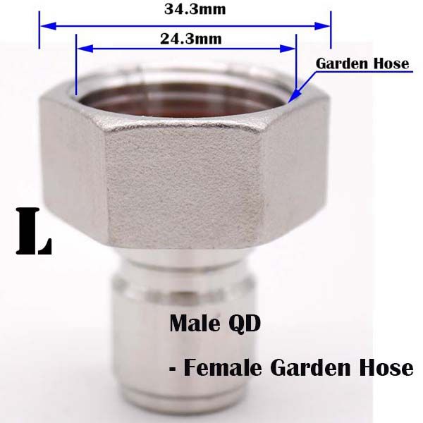 

professional homebrew beer quick disconnect 304 stainless steel ing
