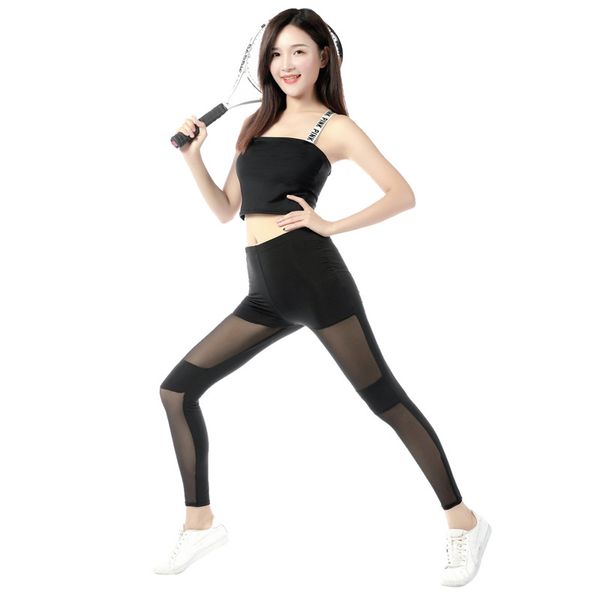 

yoga suit quick drying vest gym sports running leisure self-cultivation two piece set of workout clothes women fitness clothing