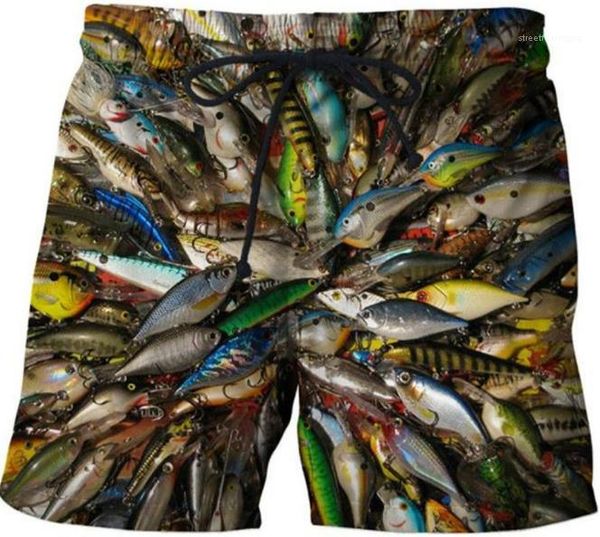 

casual mens beach pants designer printed mens pants fashion summer loose short pants, White;black