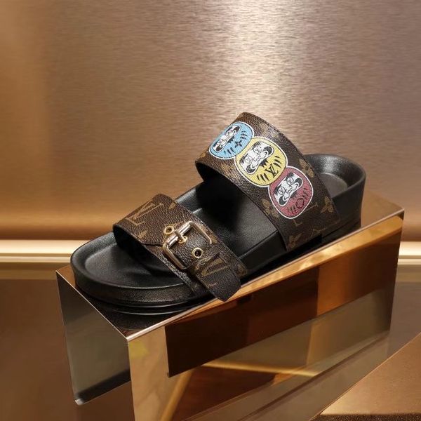 

Продажи дешевые Европейский и американский стиль высокое качество кожи вьетнамки популярные женские сандалии лето новый стиль Бесплатная доставка