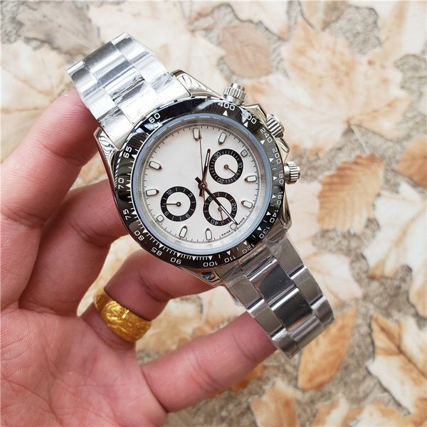 

41mm automatic movement wristwatch tina series m116519 silver dial steel strap automatic machine master watches rls, Slivery;brown