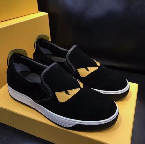 Высокое качество оптом повседневная обувь дизайнер желтые глаза маленькие монст