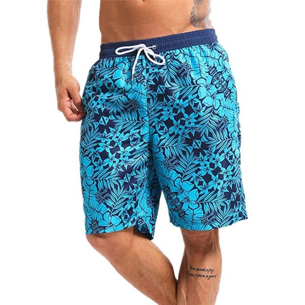

2019 men's beach shorts loose large size summer swim drawstring trunks quick dry beach surfing running swimming shorts 4b08