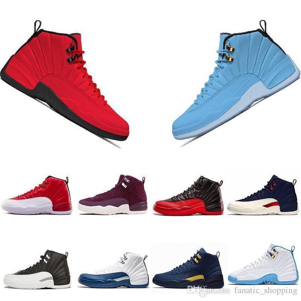 

12 12s basketball shoes bulls unc taxi the master gamma blue vachetta college navy wool 12s xii men trainer sports sneakers ing