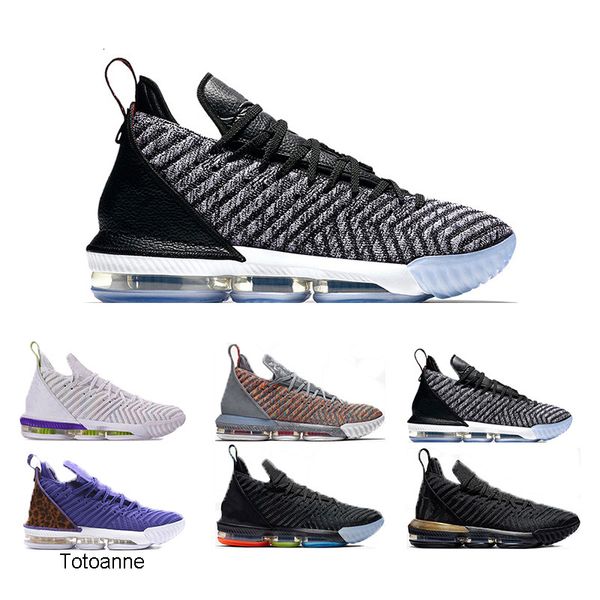 

luxury xvi 16s james basketball shoes mens brand designer equality home oreo white court purple multicolor training shoes size 7-12