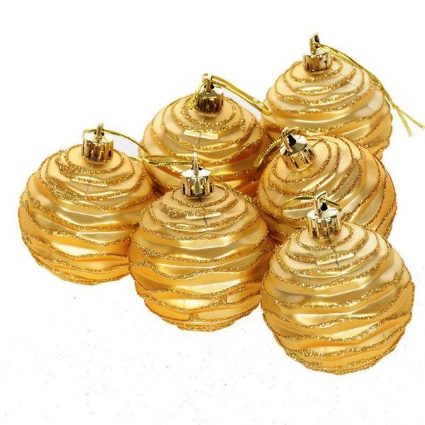 

6cm christmas tree ball ornament hanging baubles decoration home xmas party balls decor navidad new year arbre de noel cute l*5