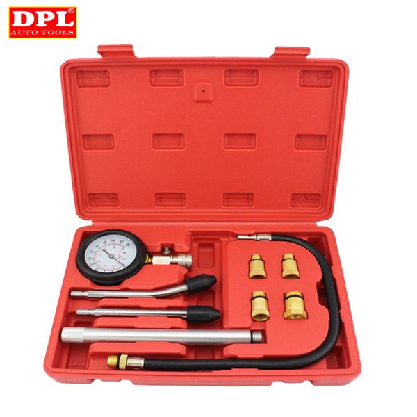 

automotive tools engine cylinder compression tester kit with extension bar auto engine diagnostic tool m10 m12 m14 m18