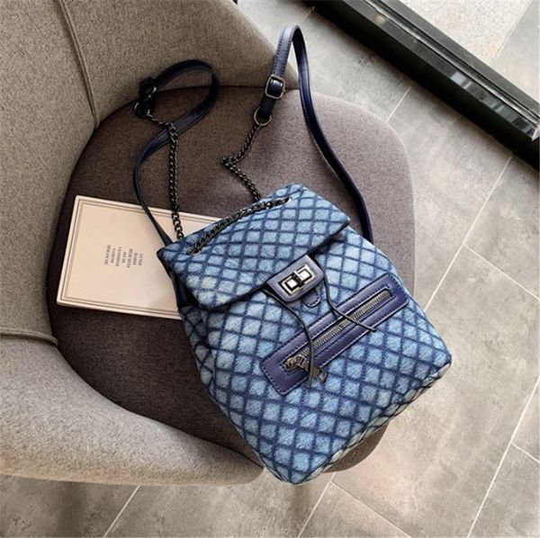 

Designer Backpacks Luxury Shoulder Bag New Crossbody Bag Stylish Chain Satchel Fashion Cowboy Backpack PH-CFY20041527