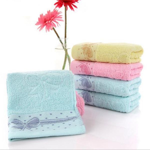 

новый мягкий элегантный бантом хлопок рука полотенце для волос для взрослых декоративные лица ванная комната абсорбент лицо мыть ткань