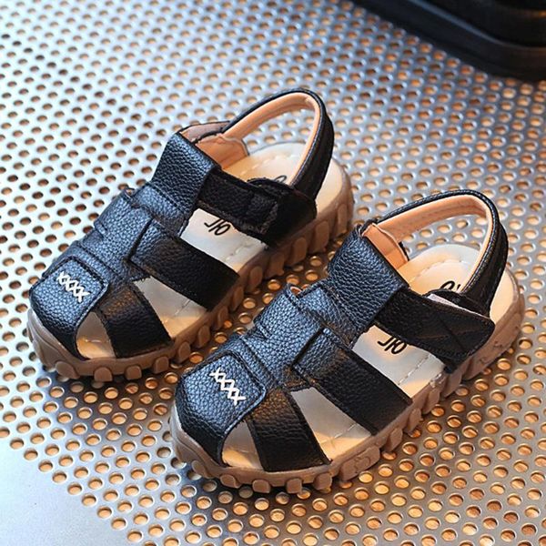 

telotuny sandals baby fashion sneaker children boys girls summer solid hook&loop casual sandals baby girl summer 2020apr, Black;red
