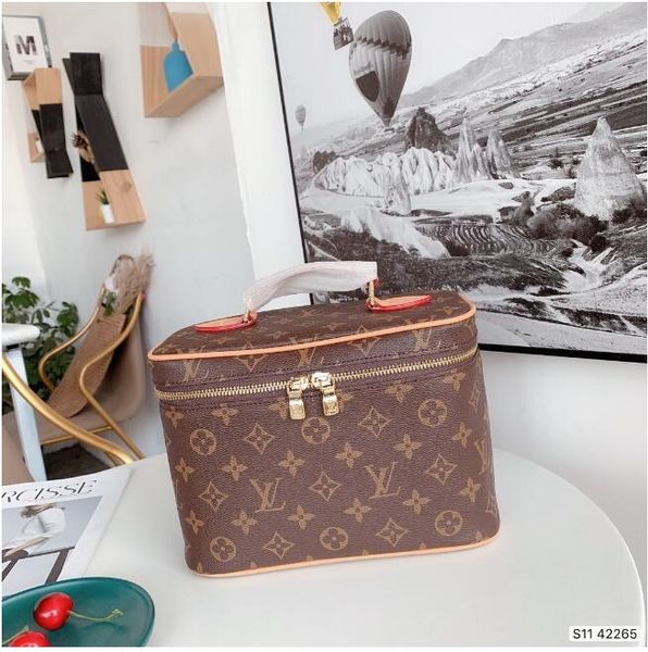 

travel organizer, makeup makeup bag, female 2020 box, large tour quality handbag bag, famous khjdi, Red;black