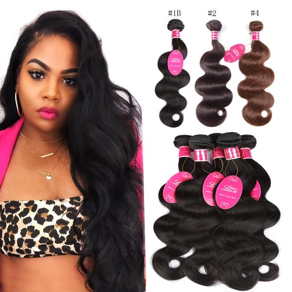 Brazillian Human Hair Body Wave Three Bundles Unprocessed Grade 8a