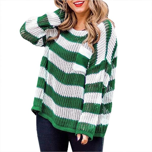 

women's fashion autumn winter sweater ladies pullover loose long sleeve sweater patchwork knitwear blouse with new brand, White;black