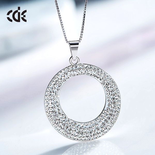 

wedding party silver s925 beaded pearl gift woman lady diamond jewelry necklaces for bride acting initiation graduation cde-424