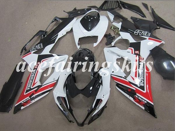 

4gifts new abs motorcycle full fairings kits fit for suzuki gsx-r1000 k5 2005 2006 05 06 bodywork set red white