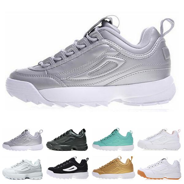 

New Disruptors II Triple black white pink Mens running shoes for womens grey Hiking Jogging trianers sports sneakers size 36-44