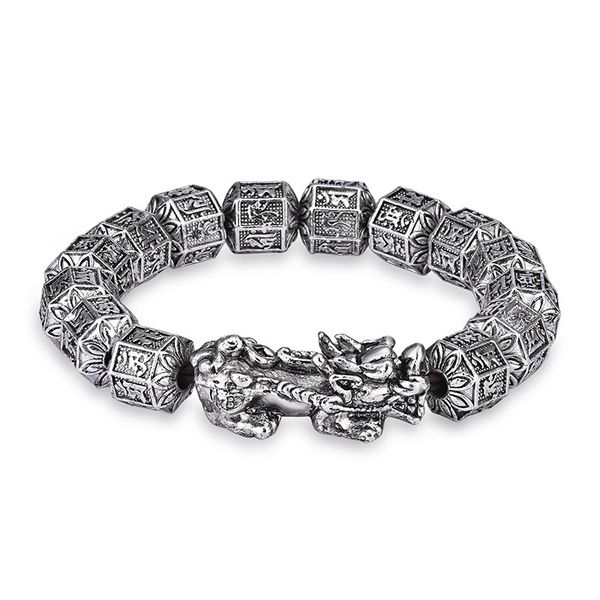 

the eight guardian angel bracelet man solid stand by in this life buddha blessed wen buddha bead bracelet couples string, Black
