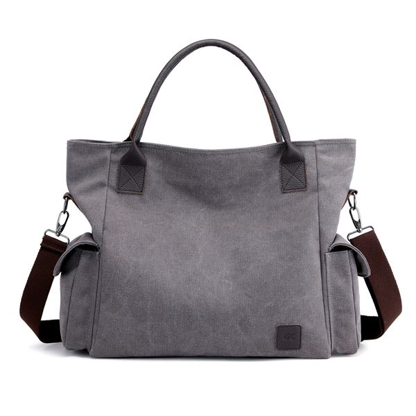 

new ladies canvas bag female slung shoulder bag handbag large capacity leisure travel backpack ing