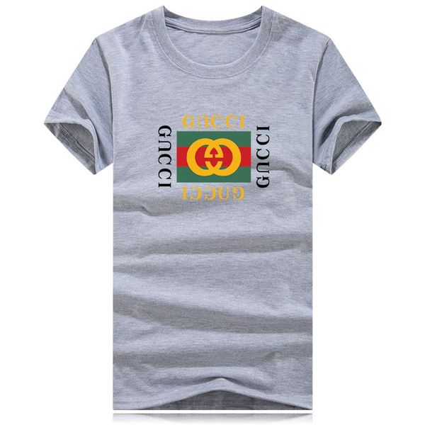 

2019 men's women's t-shirts brand t-shirt designe polo shirts printgucci casual short sleeves tshirt slim with tees men, White;black