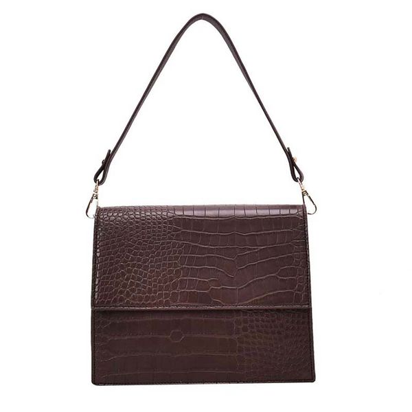 

women's designer luxury handbag 2019 fashion new pu leather women handbags crocodile pattern shoulder messenger bag