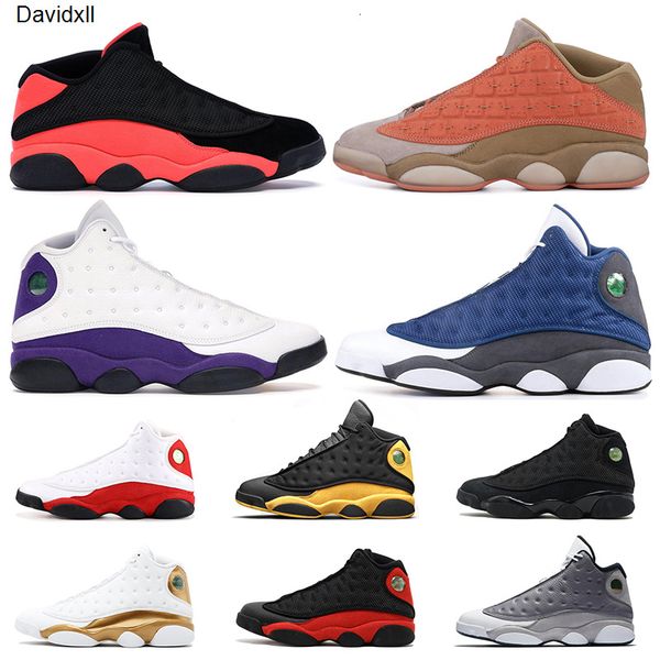 

13 13s basketball shoes clot sepia stone lakers flint cap and gown atmosphere grey chicago retro mens trainers sport sneakers