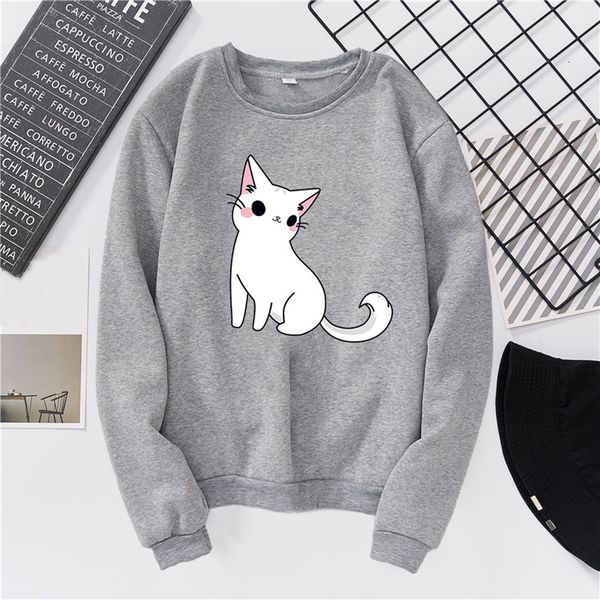 

oversized kawaii women hoodies women print sweatshirt korean style streetwear hoodie clothes autumn 2019 moleton, Black