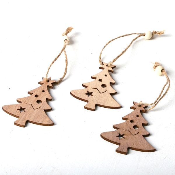 Hot Sales Vintage Christmas Star Pendants With Rope Beads