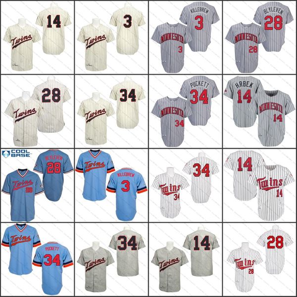 

cream 1969 minnesota throwback twins kent hrbek kirby puckett harmon killebrew bert blyleven rod carew jersey men's mitchell and ness 0, Blue;black