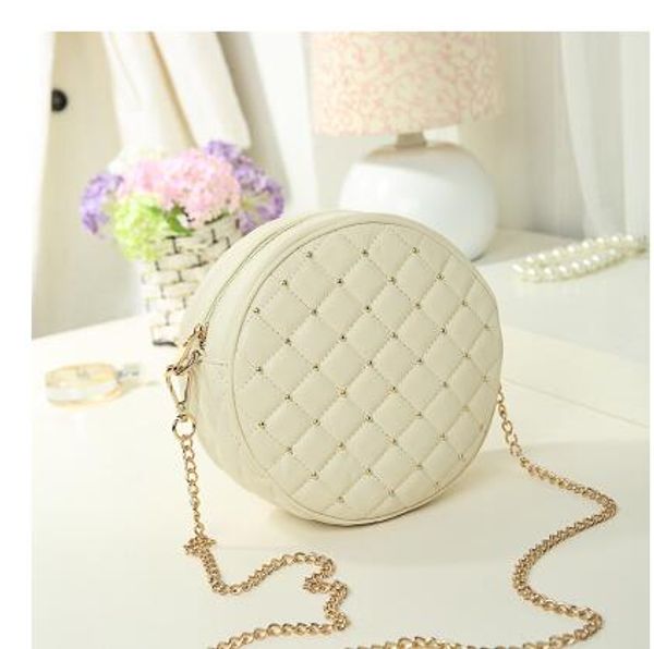 

новая летняя маленькая сумка леди 2019 новая мода девушка через плечо цепи я ультра круглая сумка, бесплатная доставка