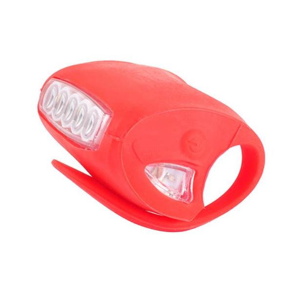 

new 7 led silicone bicycle front rear lamp mtb mountain cycling safety warning bike light drop shipping