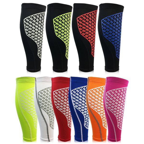 

compression leg sleeve men women uv protection leg warmers running basketball shin guards calf sleeves football sport support, Black
