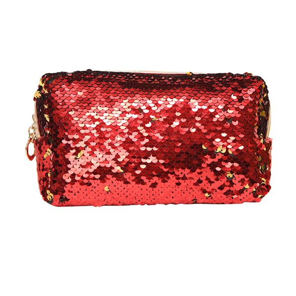 

women makeup bag sequins zipper brush organizer travel portable toiletry cosmetic bags sub sale