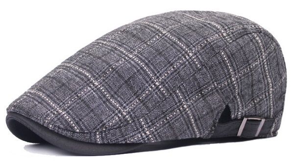 

10pcs/lot men's wide stripe cotton casual berets caps winter outdoor sunhat, Blue;gray