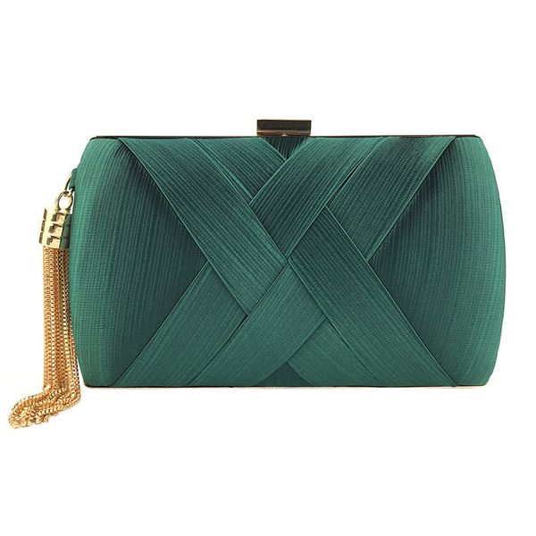 

new arrival metal tassel lady clutch bag with chain shoulder handbags classical style small purse day evening clutch bags #bl4
