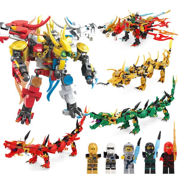 

kids building blocks children's puzzle building blocks gift box deformed dinosaur diy toys children gifts birthday gifts kids toys