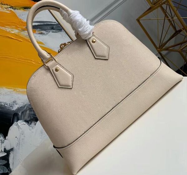 

shipping momogran realfine888 quality empreinte m44832 allma neo 35cm new pm leather handles handbags,real leather with dust bag,fr prau, Red;black