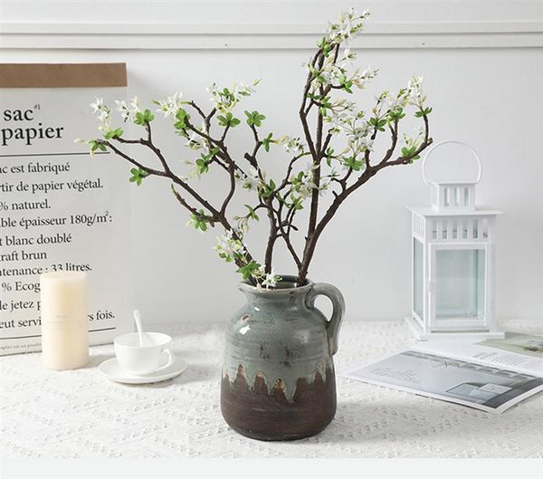 

decorative flowers & wreaths faux flower pear blossom lifelike artificial plant for wedding