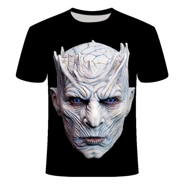 

2020 sell mens designer tshirts fashion 3d printed short sleeved tees mens womens joker o-neck summer male clothing size s-6xl, White;black