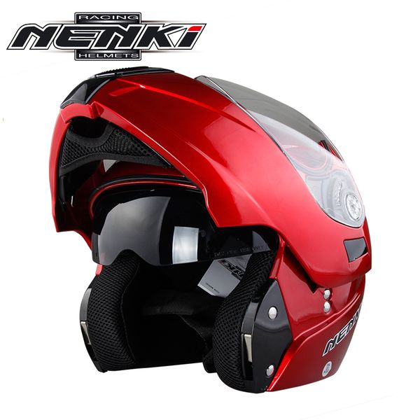 

nenki electric motorcycle helmet helmet double lens personality fully cover the jie face