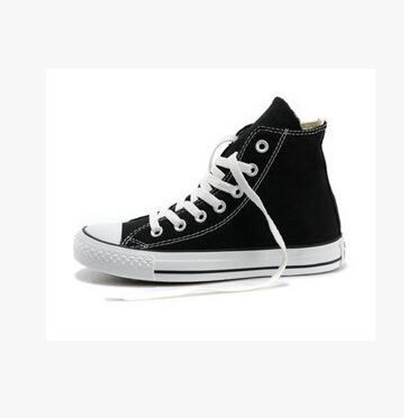 

2018 fashion classic high casual shoes low style sports stars chuck classic canvas shoe sneakers men s women s canvas shoes, Black