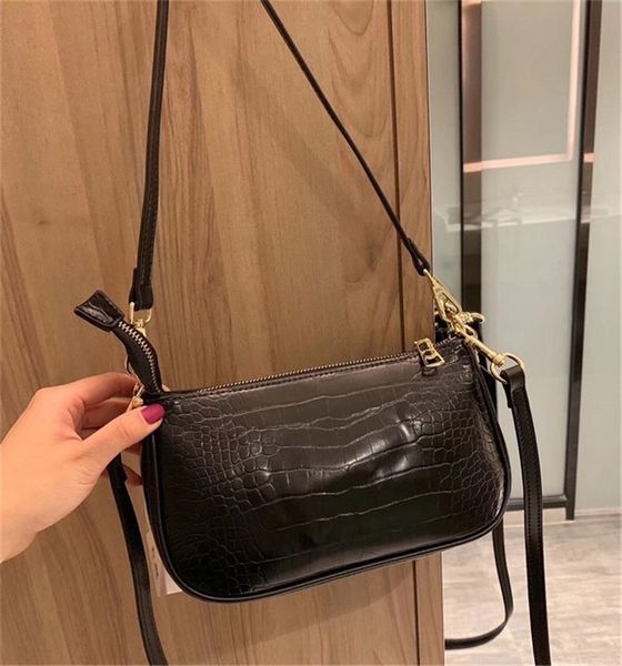 

designer luxury shoulder bag women's bags designer handbag leather good match oblique span fashion crescent moon pack 5