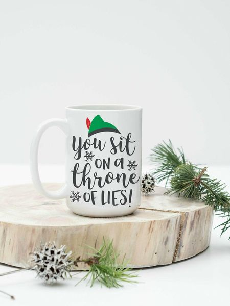 

you sit on a throne of lies mug birthday gifts, mothers day gifts, christmas gifts dropshipping