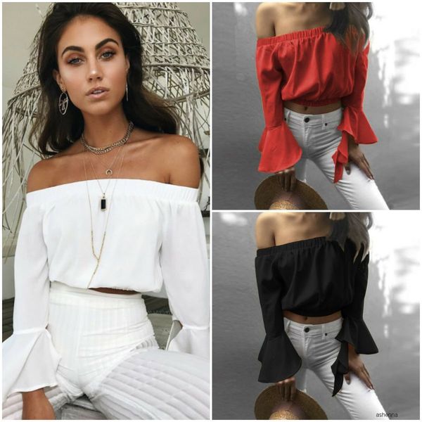 

womens designer fashion dressnavel collar chiffon trumpet sleeve multicolorkm5l, Black;gray