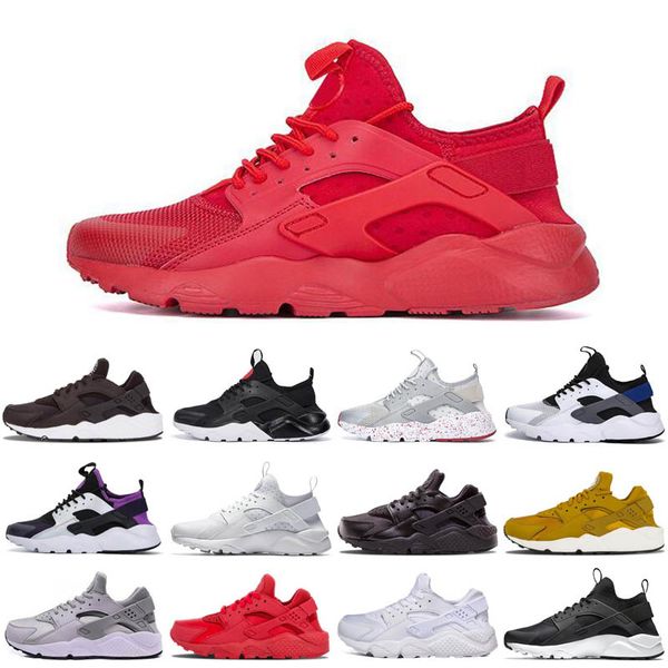 

2020 huarache 4.0 1.0 classical triple white black men women huarache designer shoes trainers sports sneakers running shoes 36-45
