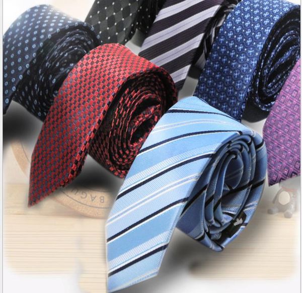 

korean narrow tie men's suit business marriage nano waterproof leisure tie 6cm, Blue;purple