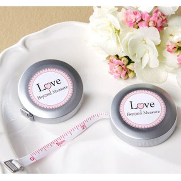 

5ft / 1.5m retractable round tape measure wedding shower favors