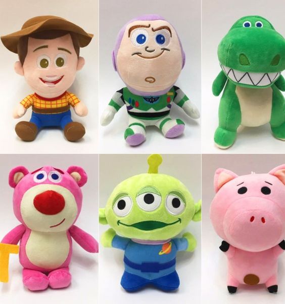 

6 styles plush toys new cartoon stuffed animals action figures 20cm pp cotton kids toys christmas gift wholesales