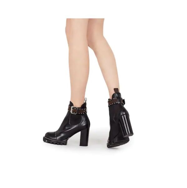 

дизайнеѬкие женкие апоги моднй бѬенд женкие боилон плоной ве заклеп, Black