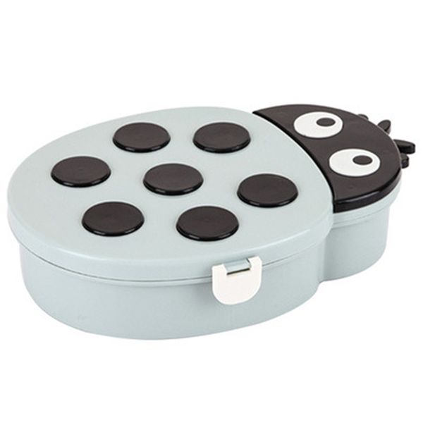 

dried nut fruit candy box with covered five divided compartment snacks dish candy storage box, Pink;blue